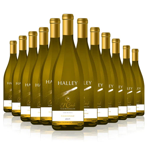 Caja con 12 Piezas de Vino Blanco Halley 2019